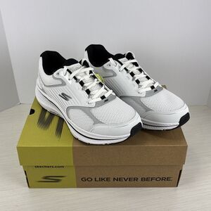 Skechers Go Run Consistent 2.0 Running Shoes White Silver Wolf Sz 11 220868/WSL